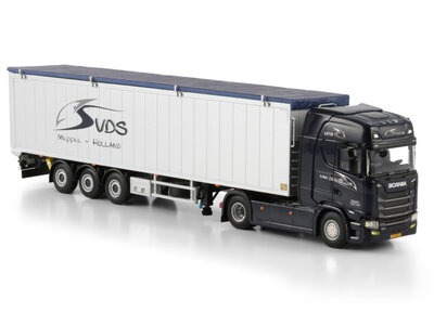 WSI WSI Scania S Highline 4x2 met 3-assige volume trailer VAN DER SLUIS TRANSPORT