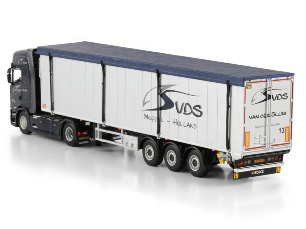 WSI WSI Scania S Highline 4x2 met 3-assige volume trailer VAN DER SLUIS TRANSPORT