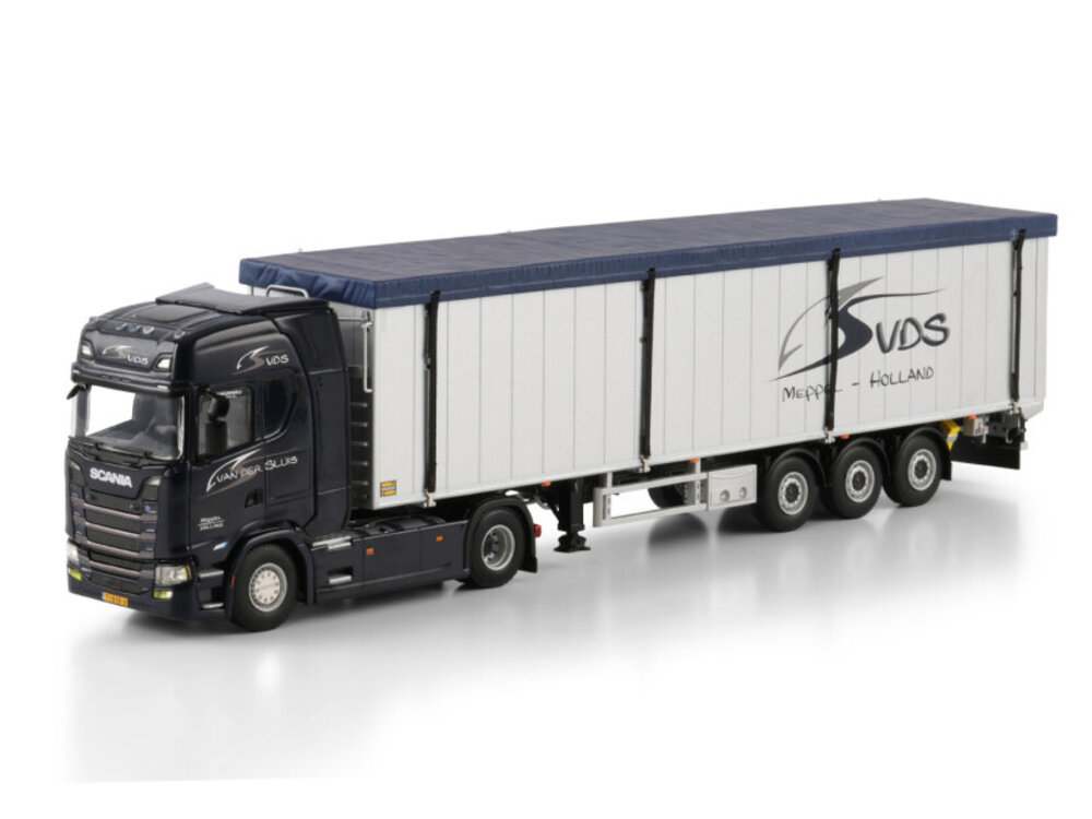 WSI WSI Scania S Highline 4x2 with 3-axle volume trailer VAN DER SLUIS TRANSPORT
