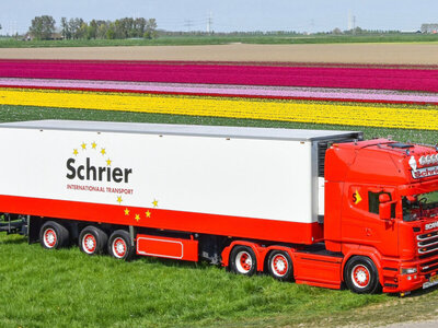 WSI WSI Scania streamline Topline 6x2 with 3-axle reefer twin steer trailer SCHRIER INTERNATIONAAL TRANSPORT