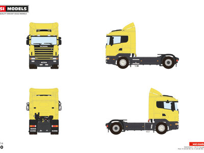 WSI WSI Scania 4-serie flat roof 4x2 PREMIUM LINE