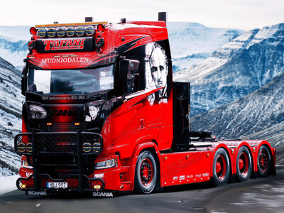 IMC IMC Scania S High roof 8X4 showtruck TAPANI Trucking "the Godfather"