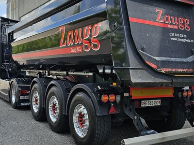 Tekno Tekno Scania NGR Highline 4x2 tractor with 3-axle Meiler tipper ZAUGG
