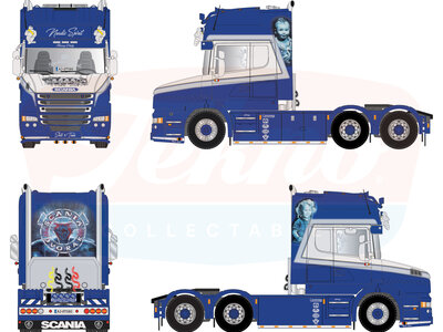 Tekno Tekno Scania Torpedo Topline 6x2 DVORAK TRUCKS
