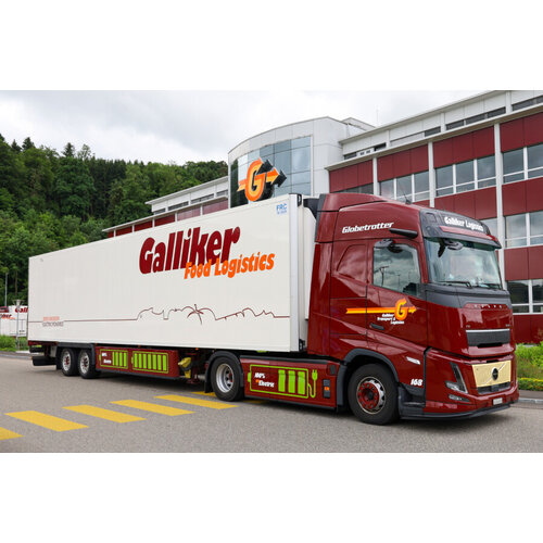 WSI WSI Volvo FH aero Globetrotter electric with 2-axle reefer trailer GALLIKER WSI WSI Volvo FH aero Globetrotter electric with 2-axle reefer trailer GALLIKER