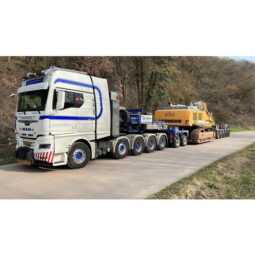 WSI WSI "EXCLUSIEF" MAN TGX XXL EURO 6C Facelift 10x4 met 5-as dieplader + 2-as dolly TWAN BIERINGS WSI WSI "EXCLUSIEF" MAN TGX XXL EURO 6C Facelift 10x4 met 5-as dieplader + 2-as dolly TWAN BIERINGS