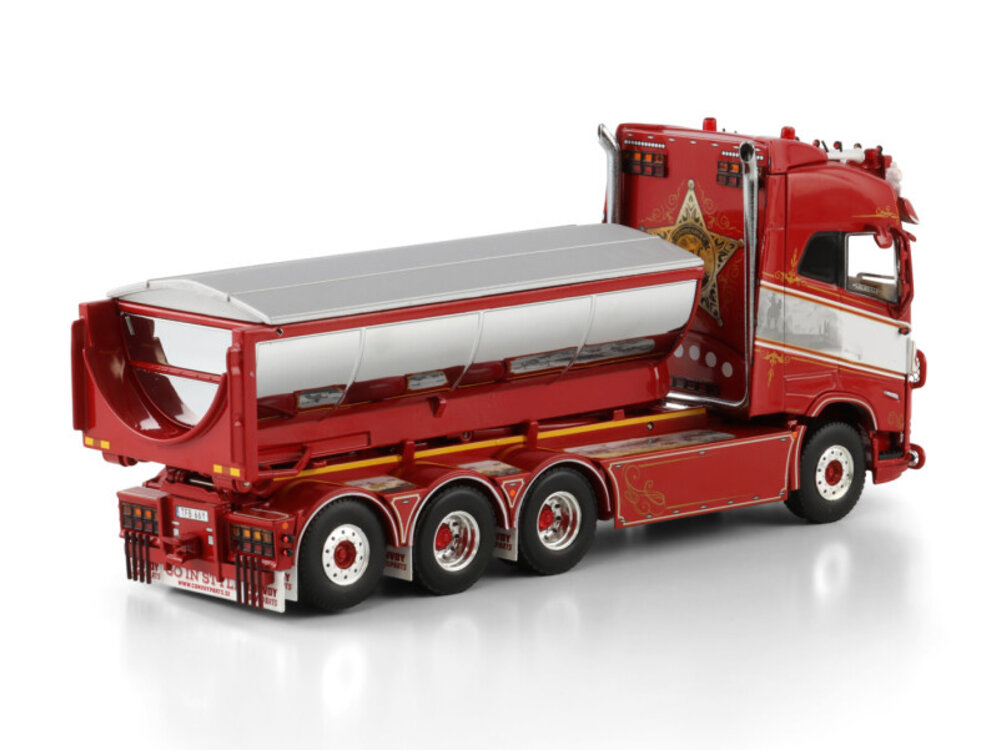 WSI WSI Volvo FH5 Globetrotter 8x4 riged truck with hooklift  system + asphalt container JH ENTREPRENAD & TRANSPORT