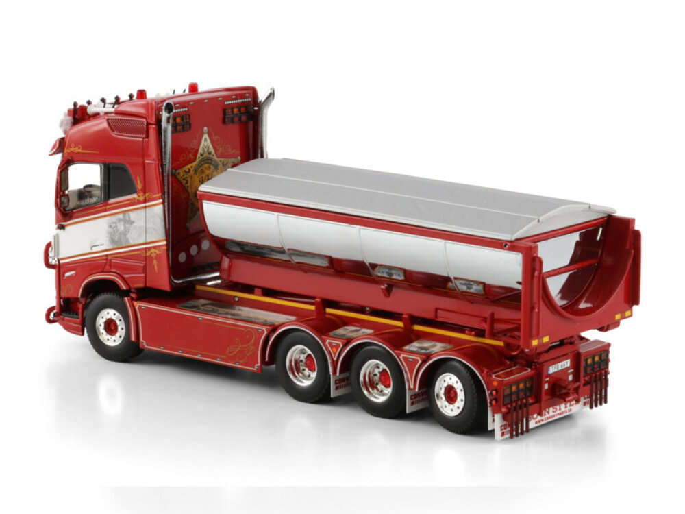 WSI WSI Volvo FH5 Globetrotter 8x4 riged truck with hooklift  system + asphalt container JH ENTREPRENAD & TRANSPORT