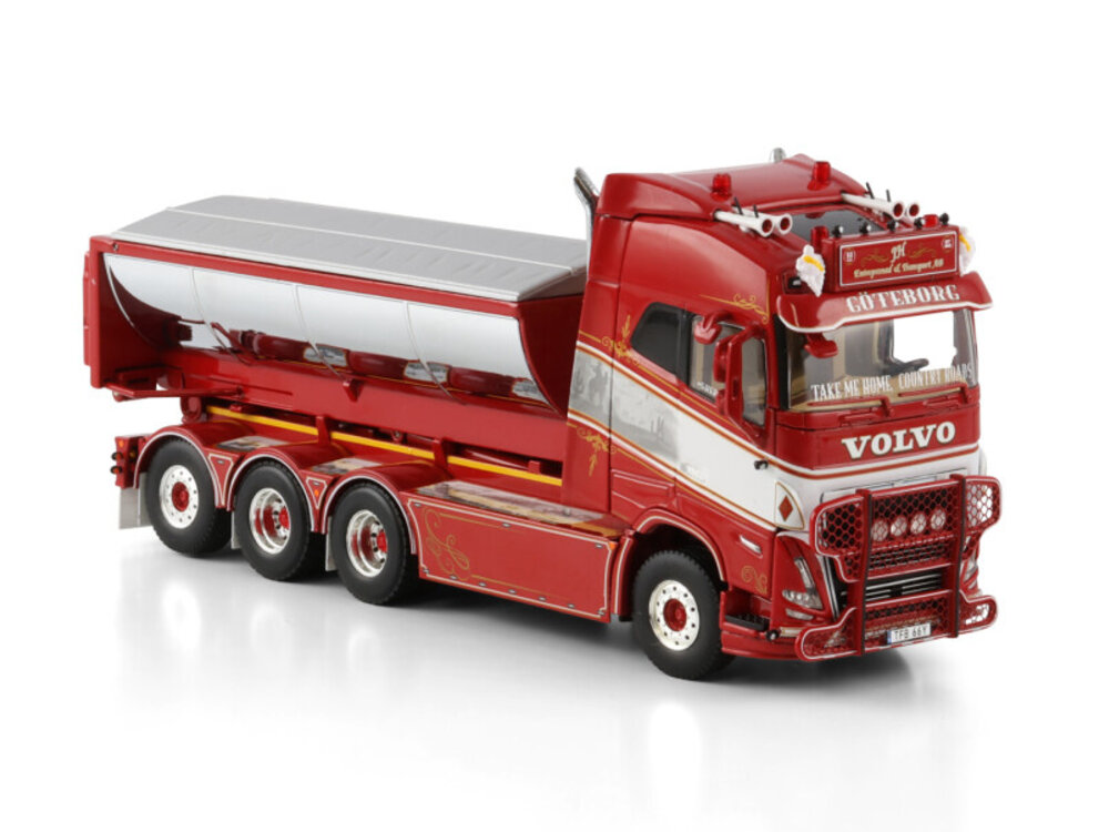 WSI WSI Volvo FH5 Globetrotter 8x4 riged truck with hooklift  system + asphalt container JH ENTREPRENAD & TRANSPORT