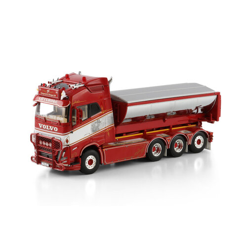 WSI WSI Volvo FH5 Globetrotter 8x4 bakwagen met haakarm systeem 8x4 + asphalt container JH ENTREPRENAD & TRANSPORT WSI WSI Volvo FH5 Globetrotter 8x4 bakwagen met haakarm systeem 8x4 + asphalt container JH ENTREPRENAD & TRANSPORT