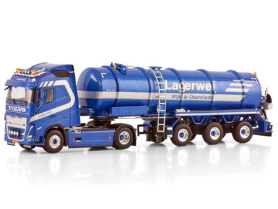 WSI WSI Volvo FH5 Globetrotter 4x2 with 3-axle vacuum tank trailer LAGERWEIJ