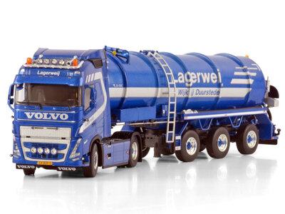 WSI WSI Volvo FH5 Globetrotter 4x2 with 3-axle vacuum tank trailer LAGERWEIJ
