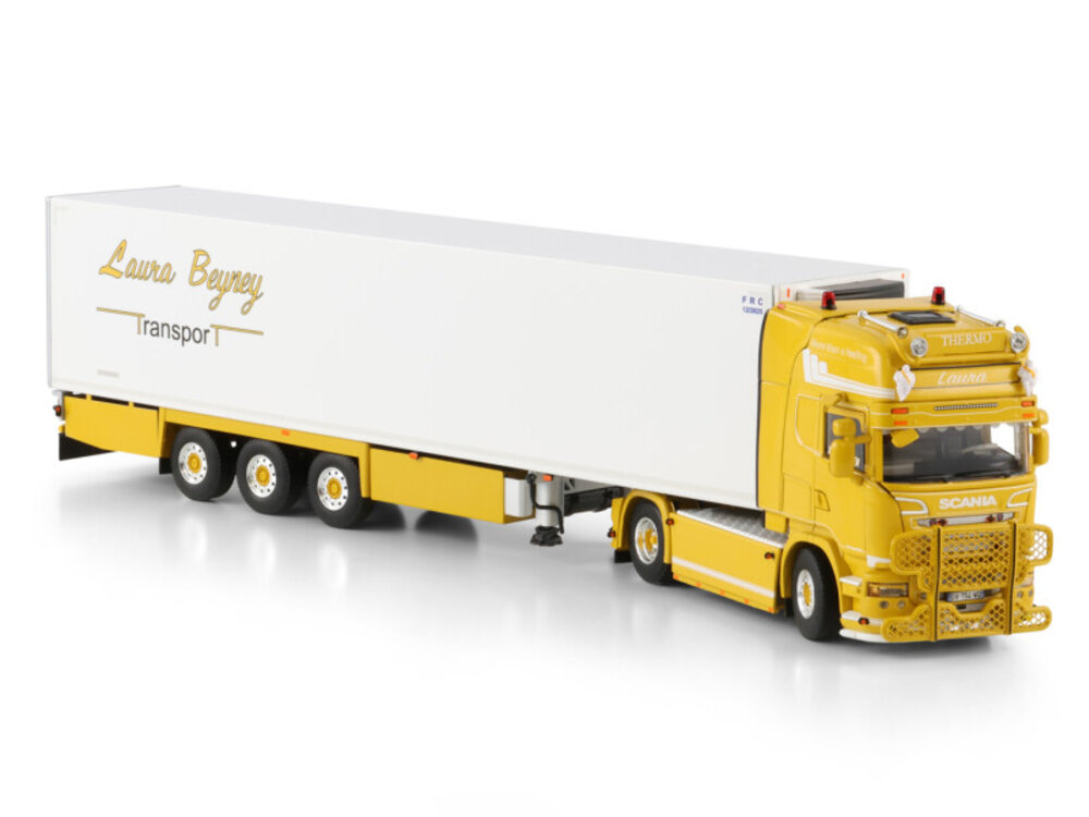 WSI WSI Scania streamline 4x2 Topline met 3-assige koeloplegger LAURATRANS