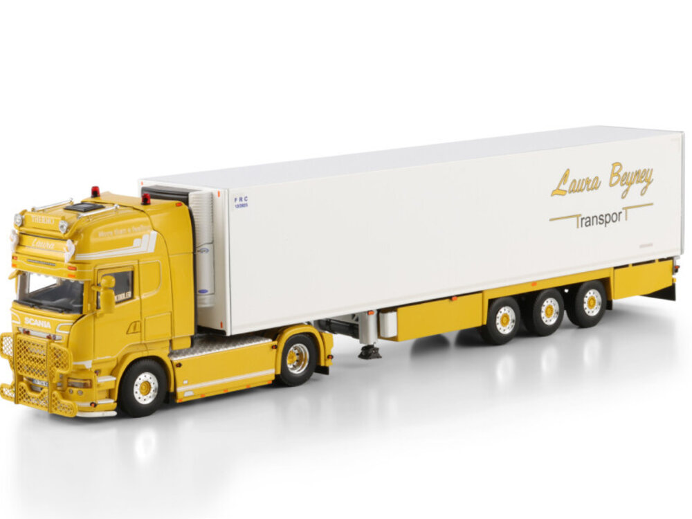 WSI WSI Scania streamline 4x2 Topline met 3-assige koeloplegger LAURATRANS