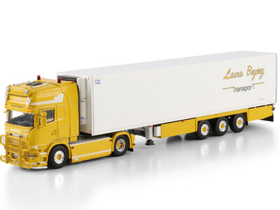 WSI WSI Scania streamline 4x2 Topline met 3-assige koeloplegger LAURATRANS