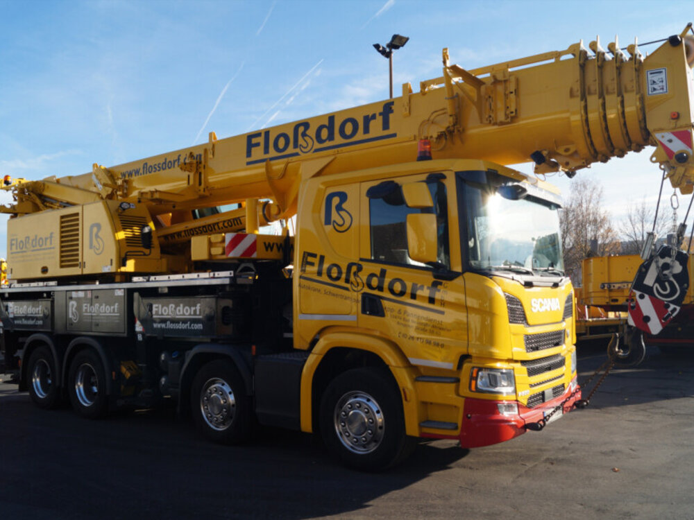 WSI WSI Scania P Low 8x4 Liebherr LTF 1060-4.1 FLOßDORF