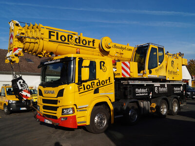 WSI WSI Scania P Low 8x4 Liebherr LTF 1060-4.1 FLOßDORF