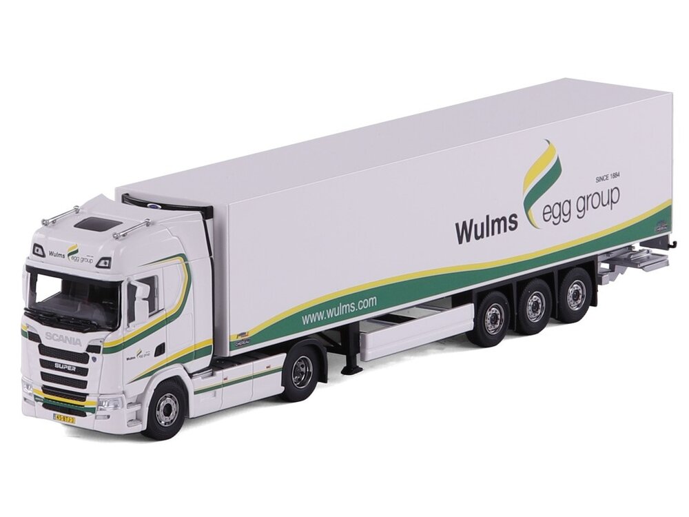 Cavallino Cavallino Scania S Highline 4x2 with 3-axle reefer trailer WULMS EGG GROUP