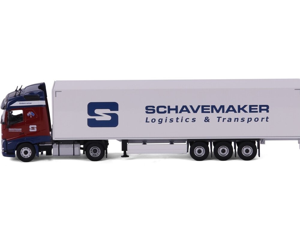 Cavallino Cavallino Volvo FH5 with 3-axle closed box trailer SCHAVEMAKER