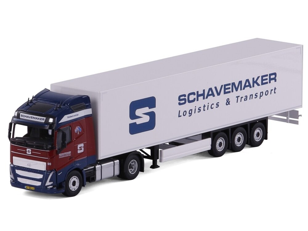 Cavallino Cavallino Volvo FH5 with 3-axle closed box trailer SCHAVEMAKER