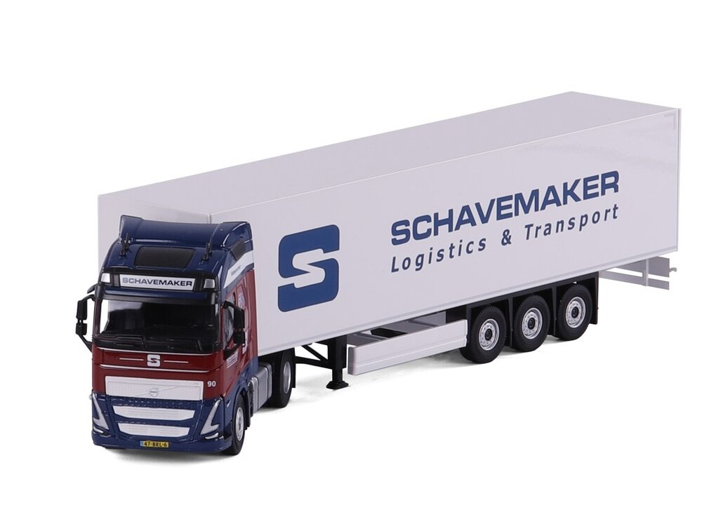 Cavallino Cavallino Volvo FH5 met 3-as kasten oplegger SCHAVEMAKER