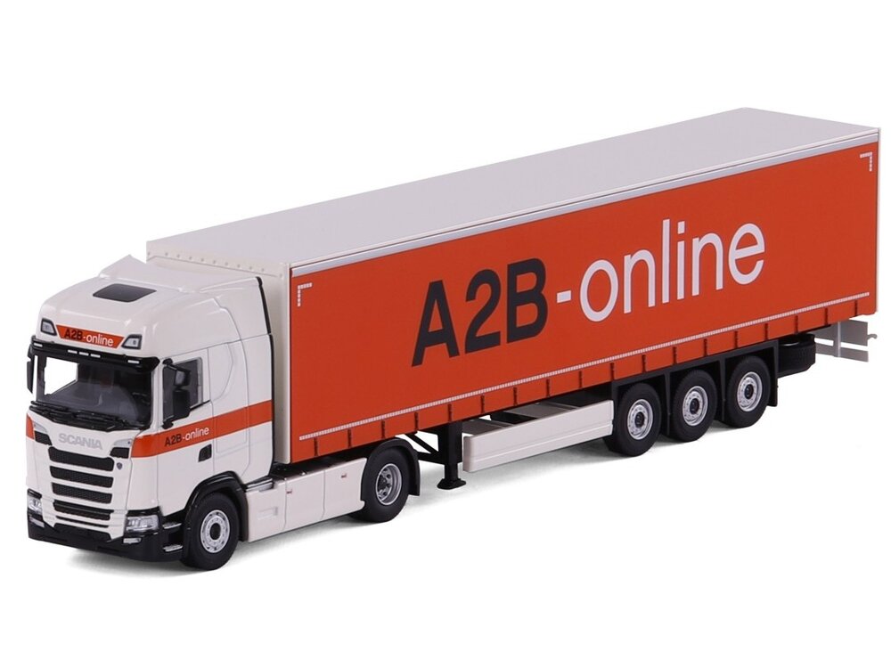 Cavallino Cavallino Scania S Highline 4x2 with 3-axle curtainside trailer A2B-ONLINE