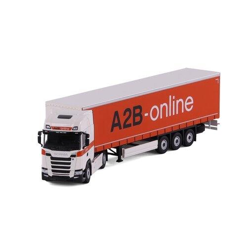 Cavallino Cavallino Scania S Highline 4x2 with 3-axle curtainside trailer A2B-ONLINE Cavallino Cavallino Scania S Highline 4x2 with 3-axle curtainside trailer A2B-ONLINE