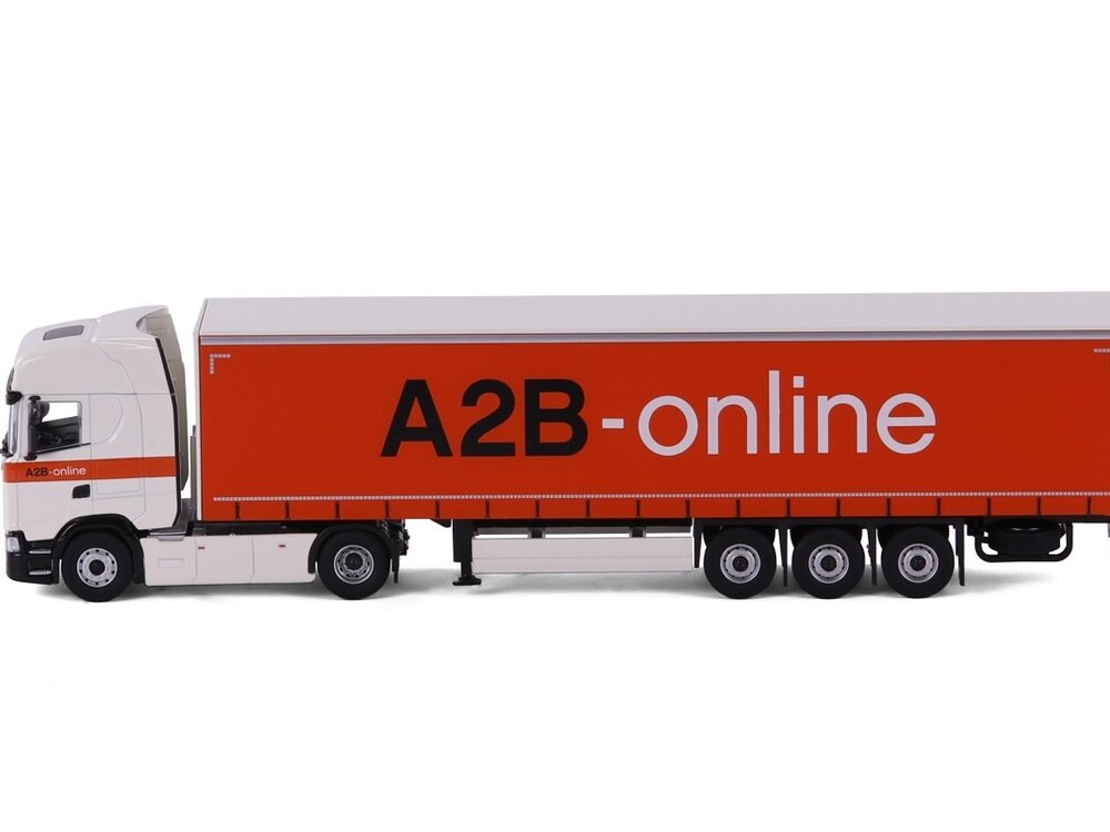 Cavallino Cavallino Scania S Highline 4x2 with 3-axle curtainside trailer A2B-ONLINE