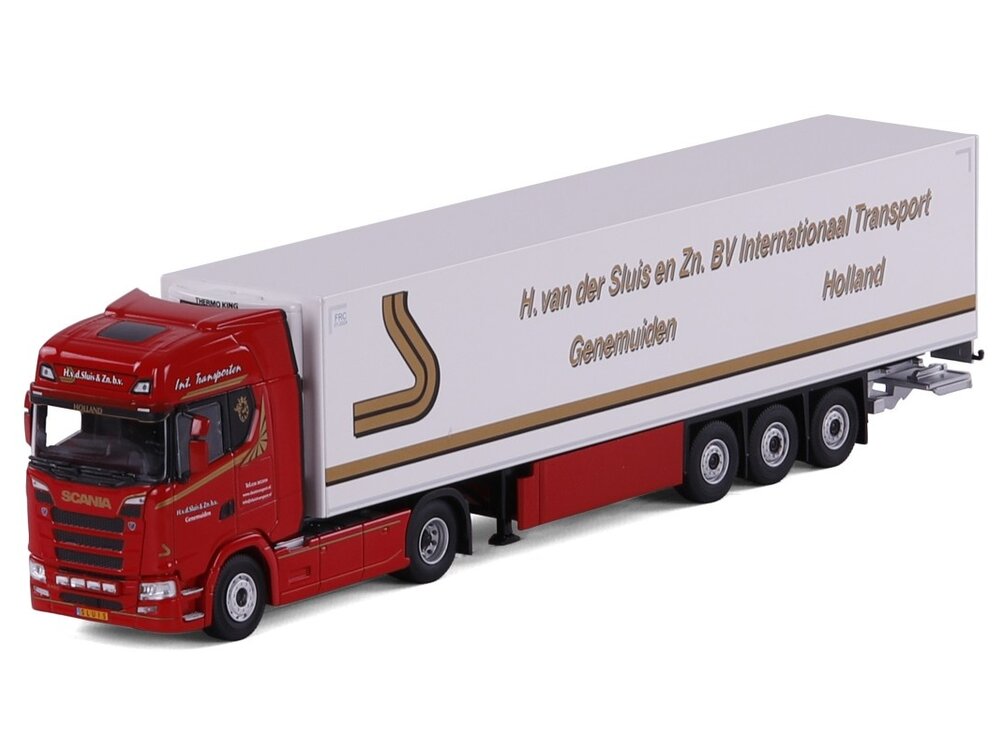 Cavallino Cavallino Scania S Highline 4x2 with 3-axle reefer trailer H. VAN DER SLUIS