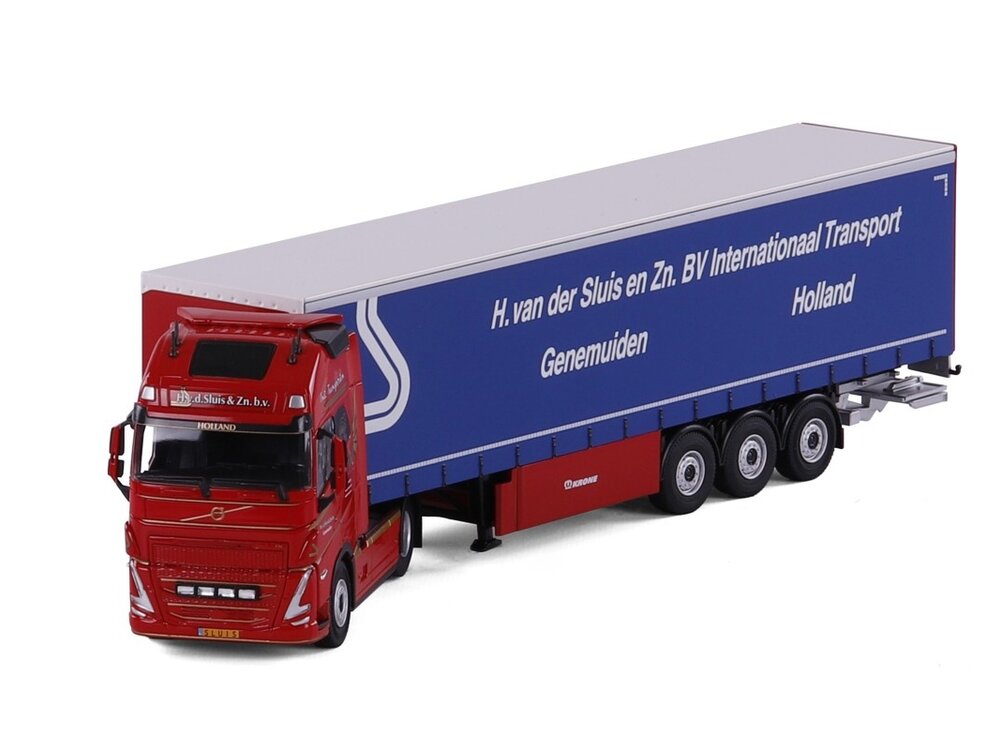 Cavallino Cavallino Volvo FH5 met 3-as schuifzeilen oplegger H. VAN DER SLUIS