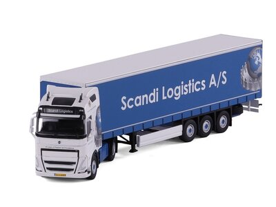 Cavallino Cavallino Volvo FH5 met 3-as schuifzeilen oplegger SCANDI LOGISTICS
