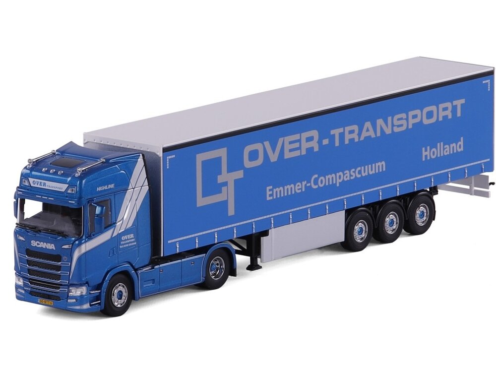Cavallino Cavallino Scania S Highline 4x2 with 3-axle curtainside trailer OVER TRANSPORT