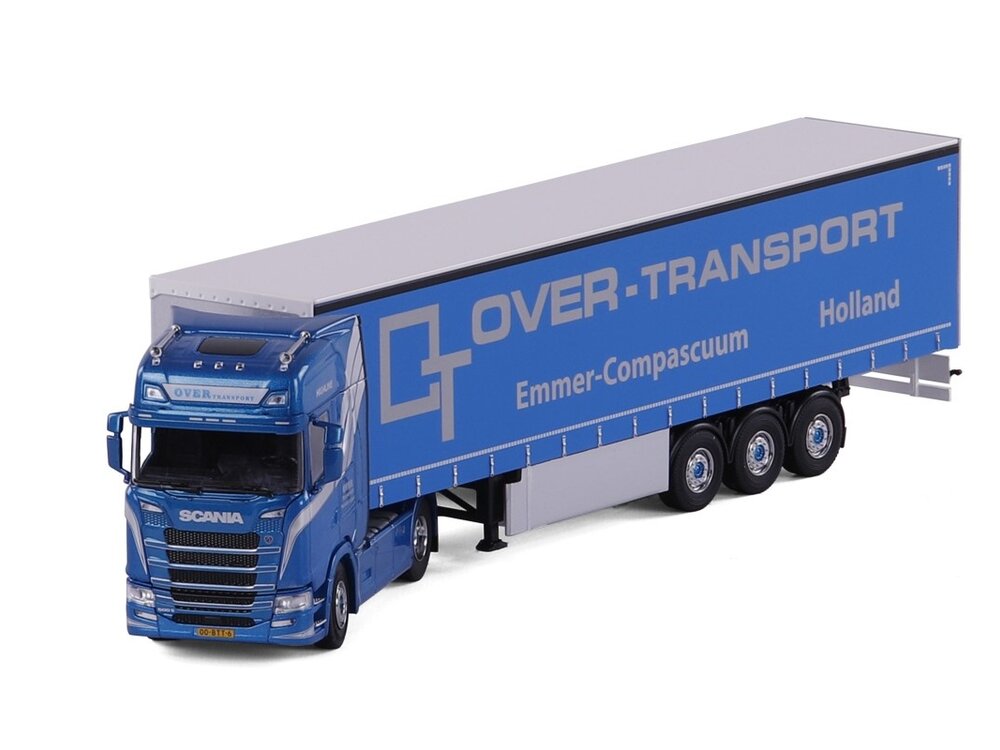 Cavallino Cavallino Scania S Highline 4x2 with 3-axle curtainside trailer OVER TRANSPORT