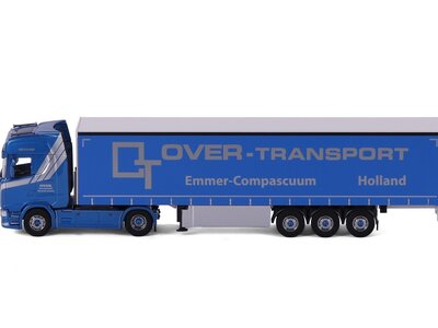 Cavallino Cavallino Scania S Highline 4x2 with 3-axle curtainside trailer OVER TRANSPORT