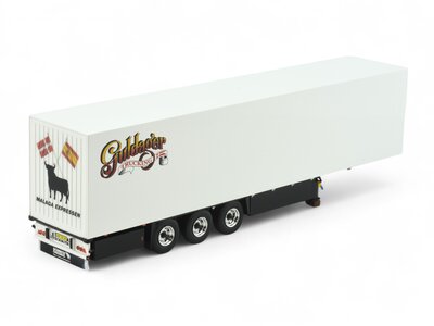 Tekno Tekno Losse 3-assige boxtrailer GULDAGER