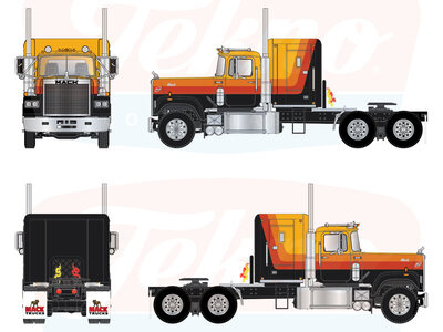 Tekno Tekno Mack Super-Liner 6x4