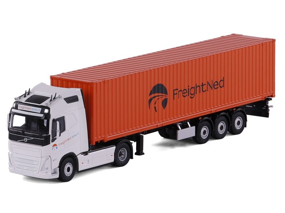 Cavallino Cavallino Volvo FH5 met 3-as container oplegger + 40ft. container FREIGHTNED
