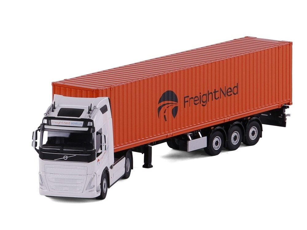 Cavallino Cavallino Volvo FH5 met 3-as container oplegger + 40ft. container FREIGHTNED