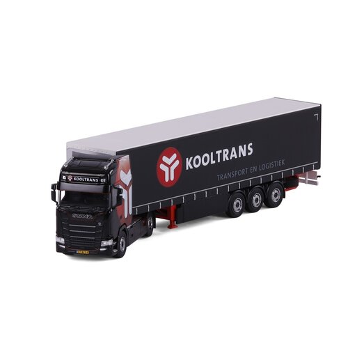 Cavallino Cavallino Scania S Highline 4x2 met 3-as schuifzeilenoplegger KOOLTRANS Cavallino Cavallino Scania S Highline 4x2 met 3-as schuifzeilenoplegger KOOLTRANS