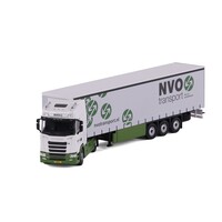 Cavallino Scania S Highline 4x2 with 3-axle curtainside trailer NVO TRANSPORT BV