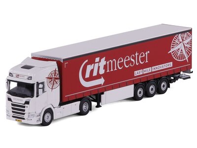 Cavallino Cavallino Scania R Highline 4x2 met 3-as schuifzeilenoplegger RITMEESTER INTERFREIGHT