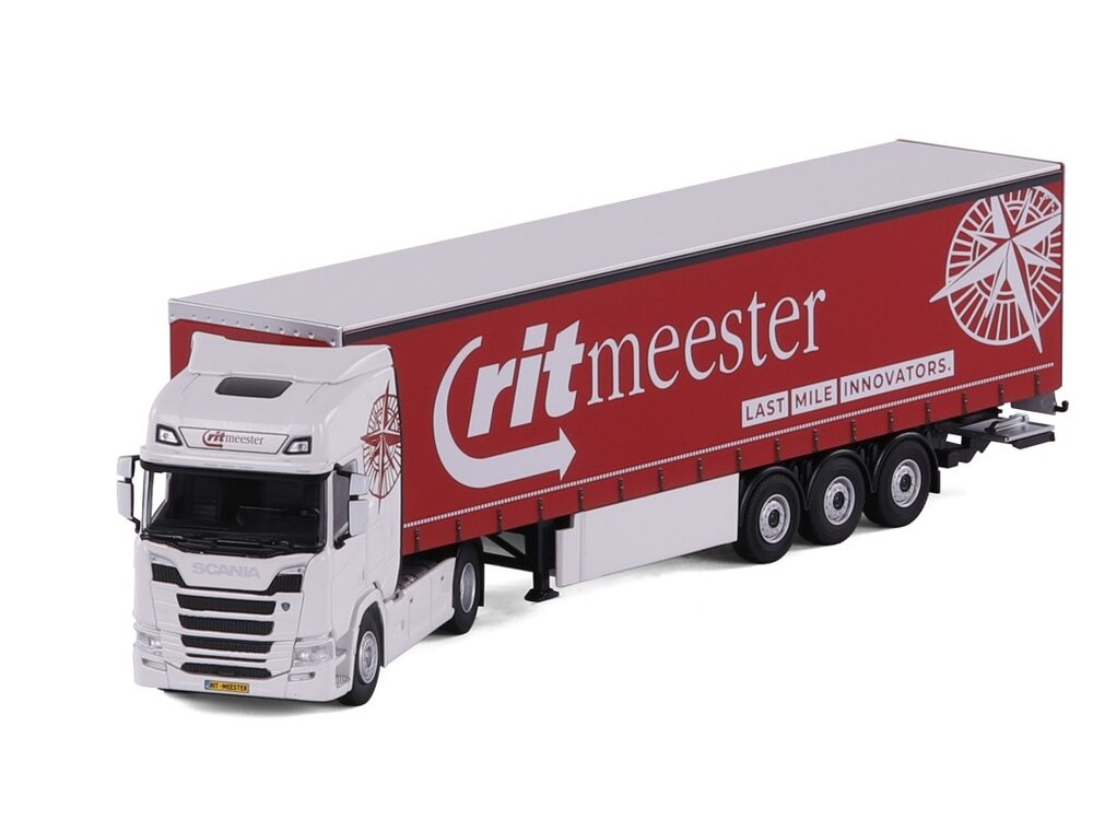 Cavallino Cavallino Scania R Highline 4x2 met 3-as schuifzeilenoplegger RITMEESTER INTERFREIGHT