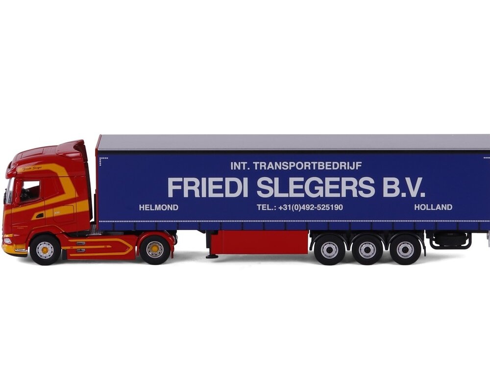 Cavallino Cavallino DAF XG 4x2 with 3-axle curtainside trailer FRIEDI SLEGERS BV