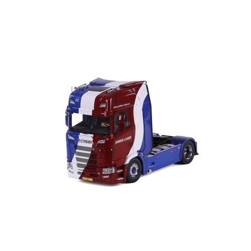 NZG Cavallino Scania S Highline 4x2 JONKER & SCHUT BARNEVELD / Schaal 1:18 NZG Cavallino Scania S Highline 4x2 JONKER & SCHUT BARNEVELD / Schaal 1:18