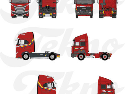 Tekno Tekno Iveco Turbostar 4x2 & Iveco S-Way 4x2 IVECO SET