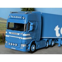 Cavallino Scania R Highline 6x2 met 3-as koeloplegger TENDEN TRANSPORT