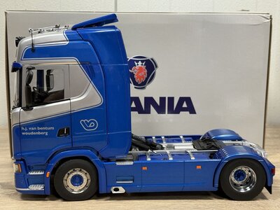 NZG Cavallino Scania S Highline 4x2 H.J. VAN BENTUM WOUDENBERG / Scale 1:18
