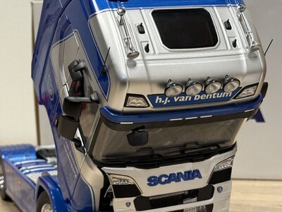 NZG Cavallino Scania S Highline 4x2 H.J. VAN BENTUM WOUDENBERG / Scale 1:18