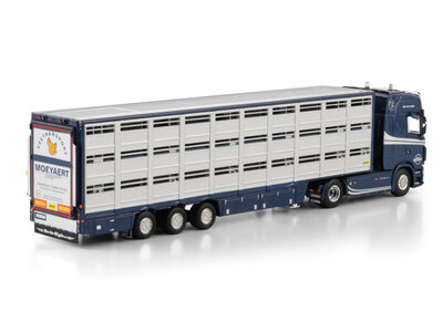 WSI WSI Scania S Highline 4x2 with 3-axle live stock trailer MOEYAERT