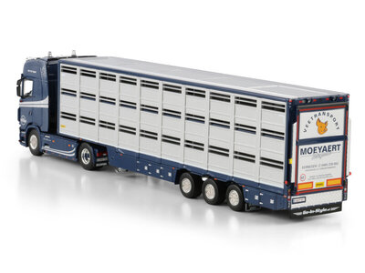 WSI WSI Scania S Highline 4x2 with 3-axle live stock trailer MOEYAERT